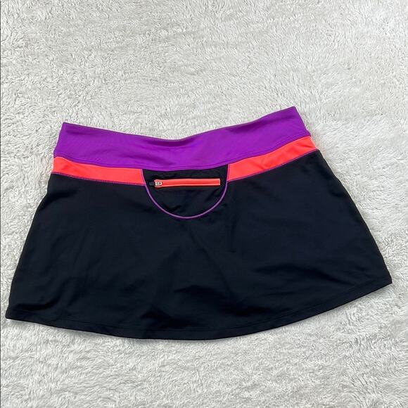 Fila color block athletic tennis skort, size XL - Picture 2 of 9